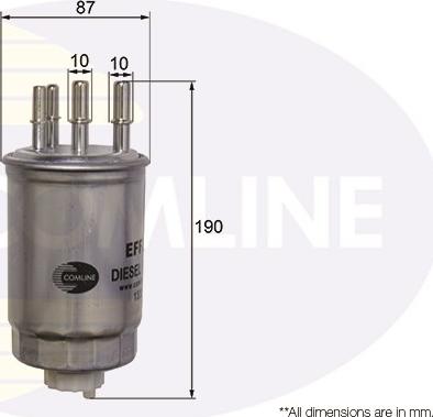 Comline EFF257 - Fuel filter autospares.lv