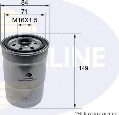 Comline EFF287D - Fuel filter autospares.lv