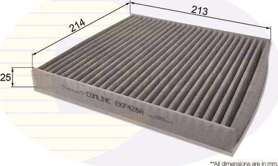 Comline EKF428A - Filter, interior air autospares.lv