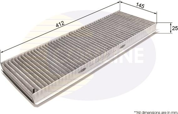 Comline EKF166A - Filter, interior air autospares.lv