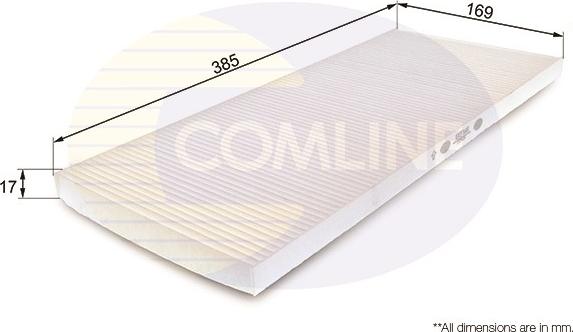 Comline EKF168 - Filter, interior air autospares.lv