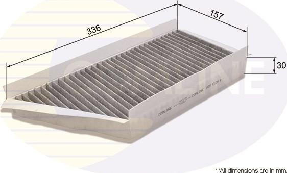 Comline EKF115A - Filter, interior air autospares.lv