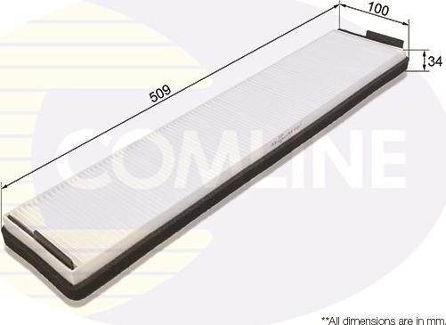 Comline EKF129 - Filter, interior air autospares.lv