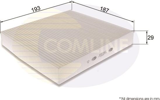 Comline EKF382 - Filter, interior air autospares.lv