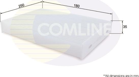 Comline EKF371 - Filter, interior air autospares.lv