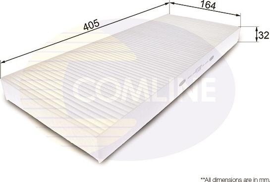 Comline EKF251 - Filter, interior air autospares.lv