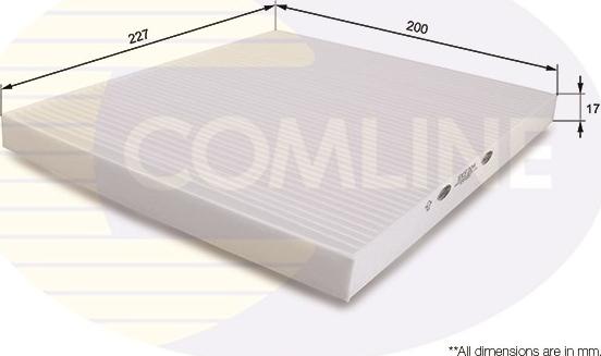 Comline EKF204 - Filter, interior air autospares.lv