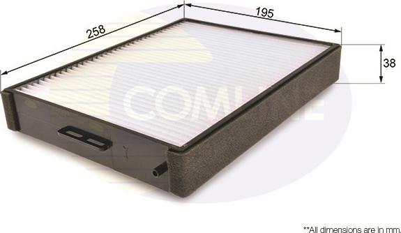 Comline EKF227 - Filter, interior air autospares.lv