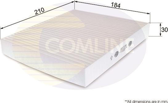 Comline EKF278 - Filter, interior air autospares.lv