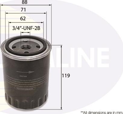 Comline EOF066 - Oil Filter autospares.lv