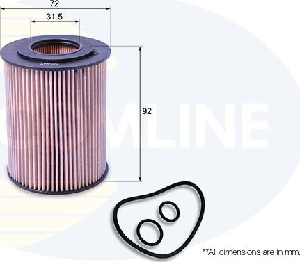 Comline EOF010 - Oil Filter autospares.lv