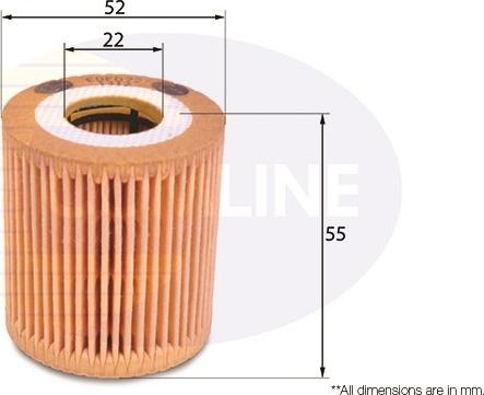 Comline EOF072 - Oil Filter autospares.lv