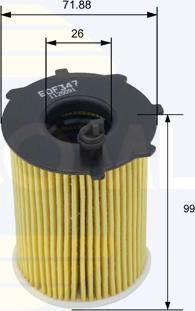 Comline EOF347 - Oil Filter autospares.lv