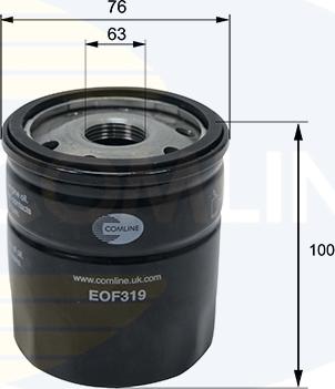 Comline EOF319 - Oil Filter autospares.lv