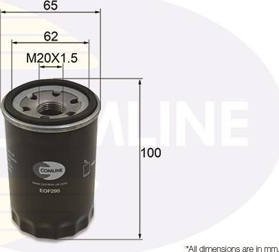 Comline EOF295 - Oil Filter autospares.lv