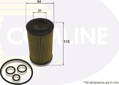 Comline EOF253 - Oil Filter autospares.lv