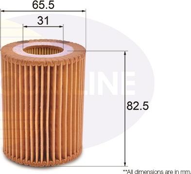 Comline EOF257 - Oil Filter autospares.lv