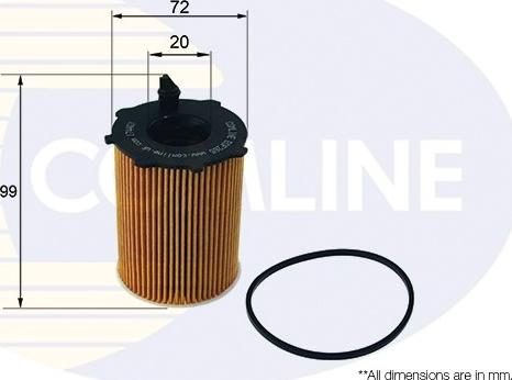 Comline EOF265 - Oil Filter autospares.lv