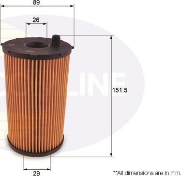 Comline EOF203 - Oil Filter autospares.lv