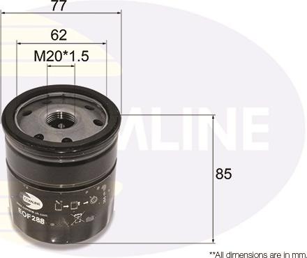 Comline EOF288 - Oil Filter autospares.lv