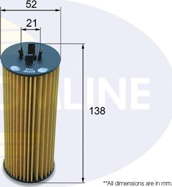 Comline EOF287 - Oil Filter autospares.lv