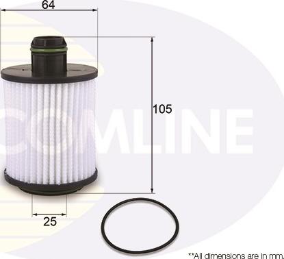 Comline EOF238 - Oil Filter autospares.lv