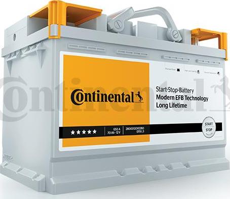 Continental 2800012013280 - Starter Battery autospares.lv