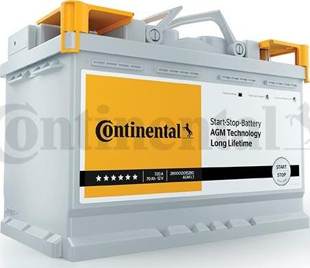 Continental 2800012017280 - Starter Battery autospares.lv