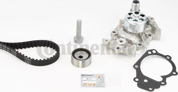 Contitech CT915WP1 - Water Pump & Timing Belt Set autospares.lv