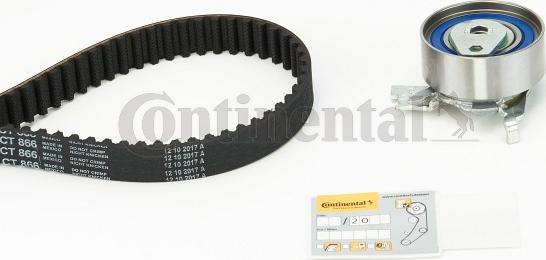 Contitech CT 866 K1 - Timing Belt Set autospares.lv