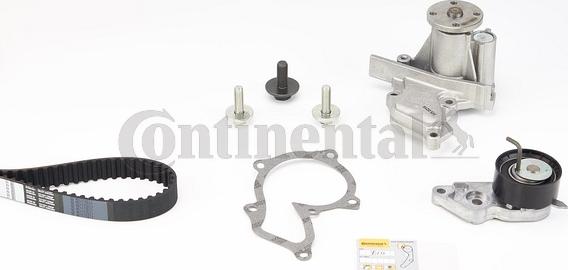 Contitech CT 881 WP1 - Water Pump & Timing Belt Set autospares.lv