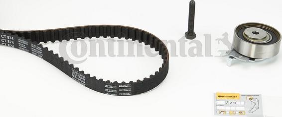 Contitech CT 874 K1 - Timing Belt Set autospares.lv