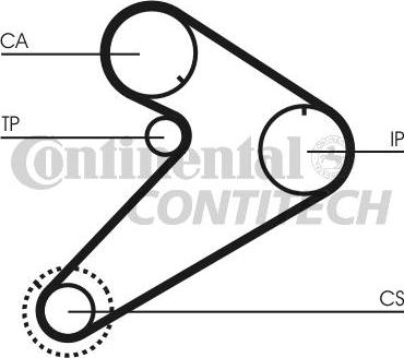 CONTINENTAL CTAM BR CT921 - Timing Belt autospares.lv