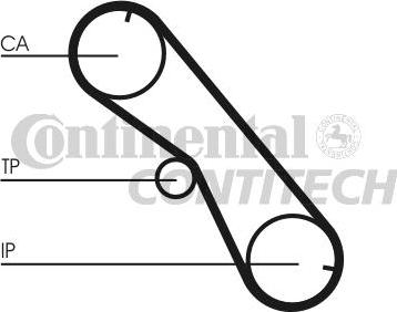 CONTINENTAL CTAM BR CT1089K1 - Timing Belt Set autospares.lv