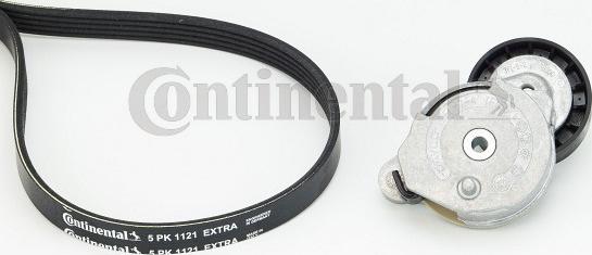 Contitech 5 PK 1121 EXTRA K1 - V-Ribbed Belt Set autospares.lv