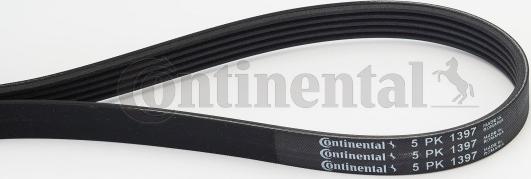 Contitech 5 PK 1397 - V-Ribbed Belt autospares.lv