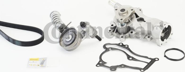 Contitech 5PK1355WP3 - Water Pump + V-Ribbed Belt Set autospares.lv