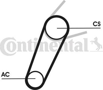 Contitech 5PK711 ELAST T1 - V-Ribbed Belt Set autospares.lv