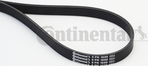 Contitech 6 PK 1698 - V-Ribbed Belt autospares.lv