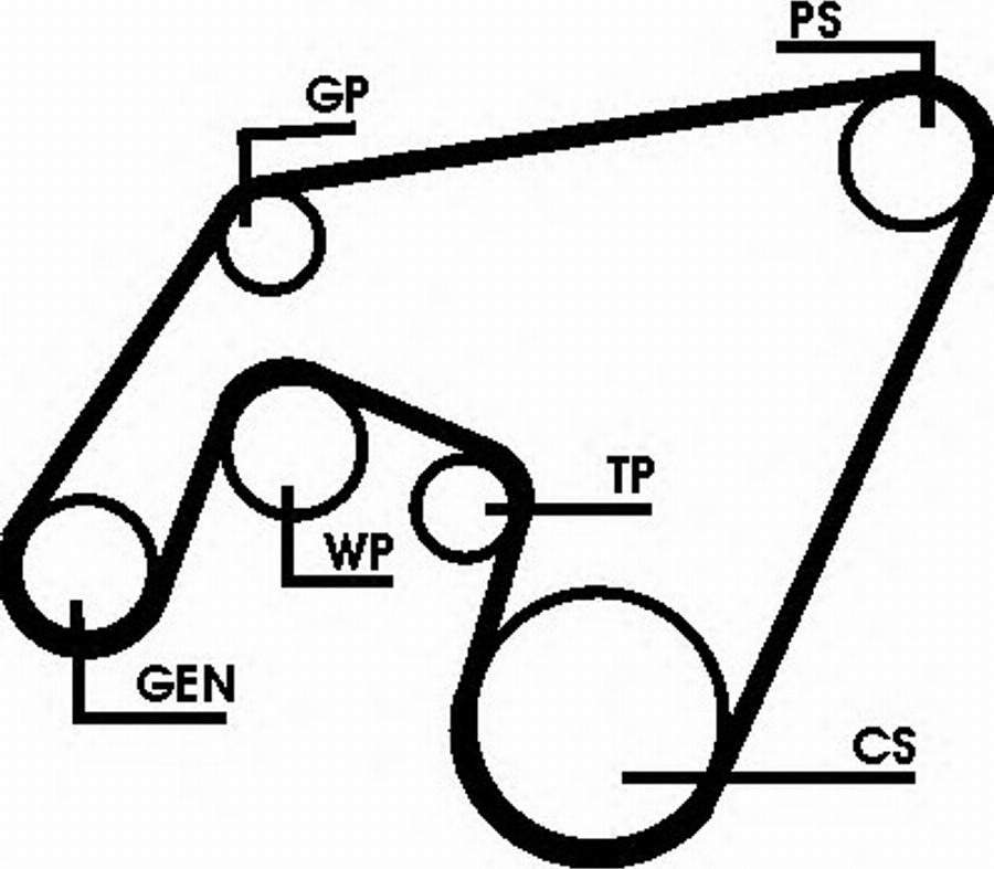 Contitech 6PK2264D1 - V-Ribbed Belt Set autospares.lv