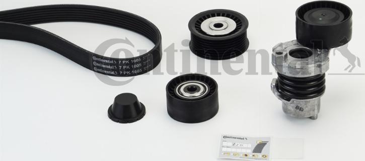 Contitech 7PK1605K1 - V-Ribbed Belt Set autospares.lv