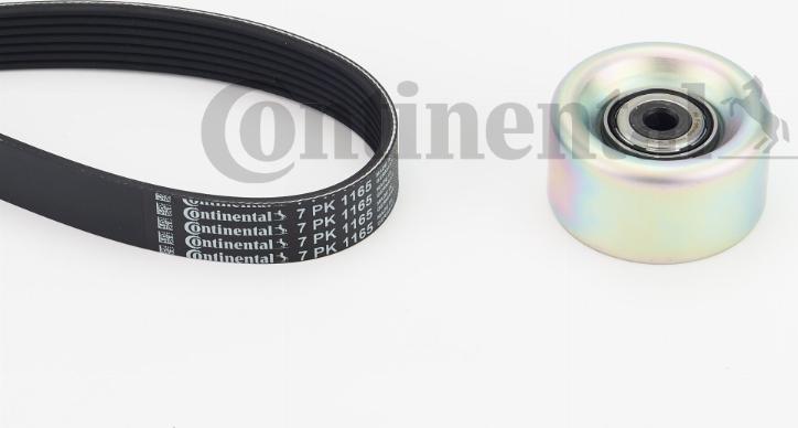 Contitech 7PK1165K1 - V-Ribbed Belt Set autospares.lv