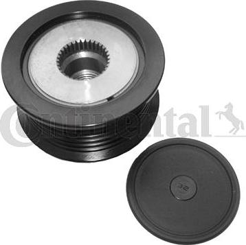 Contitech AP9028 - Pulley, alternator, freewheel clutch autospares.lv