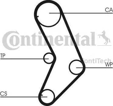 Continental CT999K1 - Timing Belt Set autospares.lv