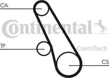 Continental CT 1012 - Timing Belt autospares.lv