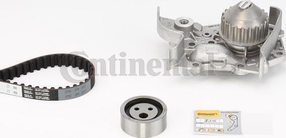 Contitech CT988WP1 - Water Pump & Timing Belt Set autospares.lv