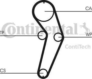 Continental CT988WP1 - Water Pump & Timing Belt Set autospares.lv