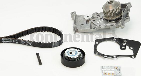 Contitech CT 988 WP3 - Water Pump & Timing Belt Set autospares.lv