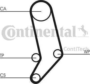 Continental CT939WP1 - Water Pump & Timing Belt Set autospares.lv