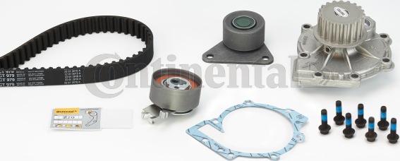 Contitech CT979WP1 - Water Pump & Timing Belt Set autospares.lv